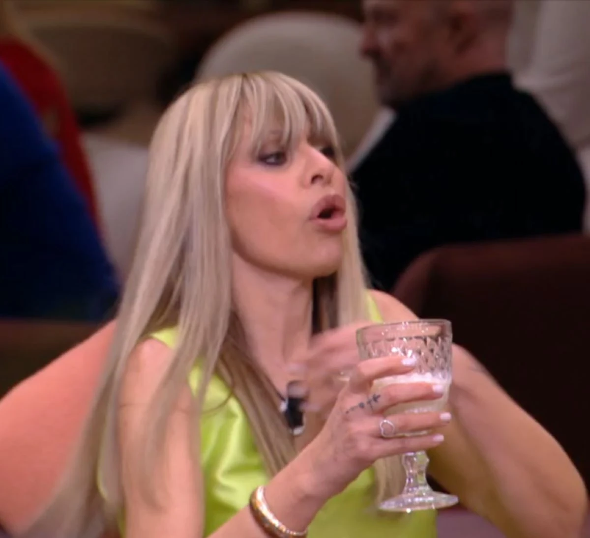 Alessandra Mussolini nella Casa del Grande Fratello Vip