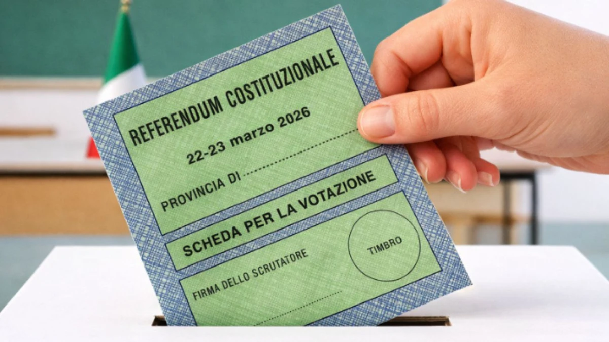 Referendum: grafica di copertina sull’affluenza e sui dati di voto