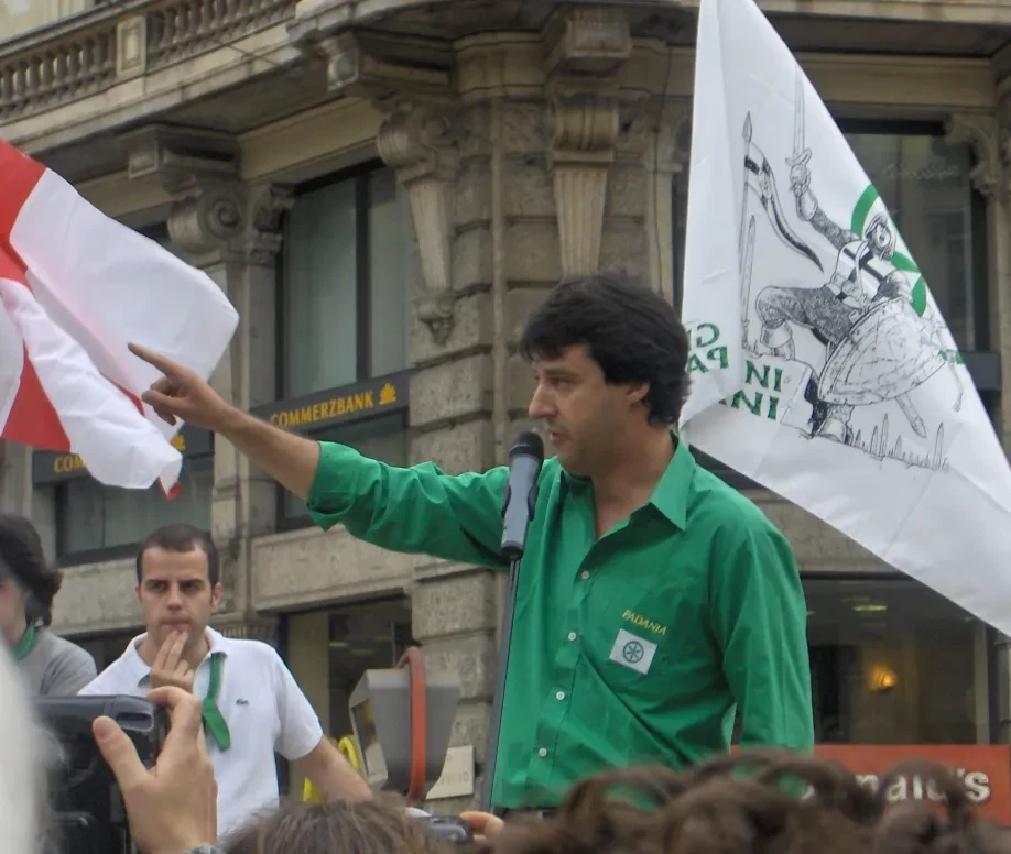 Matteo Salvini agli inizi nella Lega