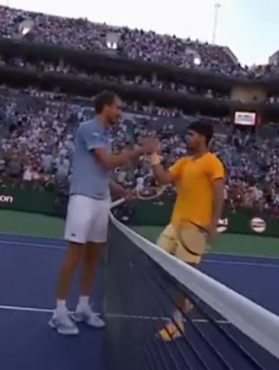 Indian Wells, Alcaraz sconfitto da Medvedev: Sinner in finale