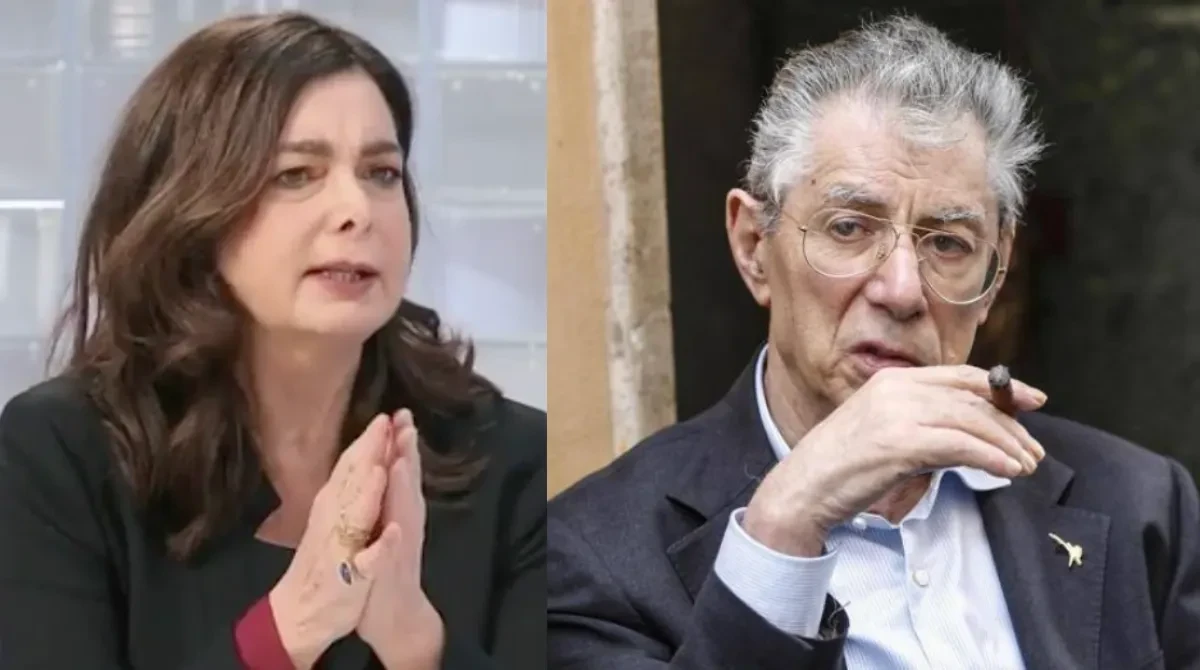 Laura Boldrini ex presidente Camera critica Umberto Bossi dopo la morte La7
