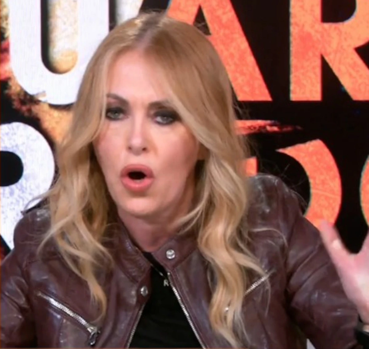 Roberta Bruzzone in studio a Quarto Grado durante la puntata sul caso Garlasco