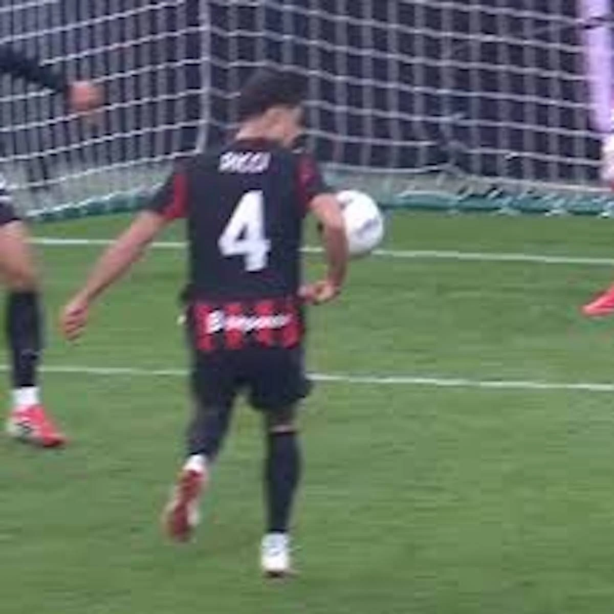 Costacurta in studio durante il dibattito sul fallo di mano