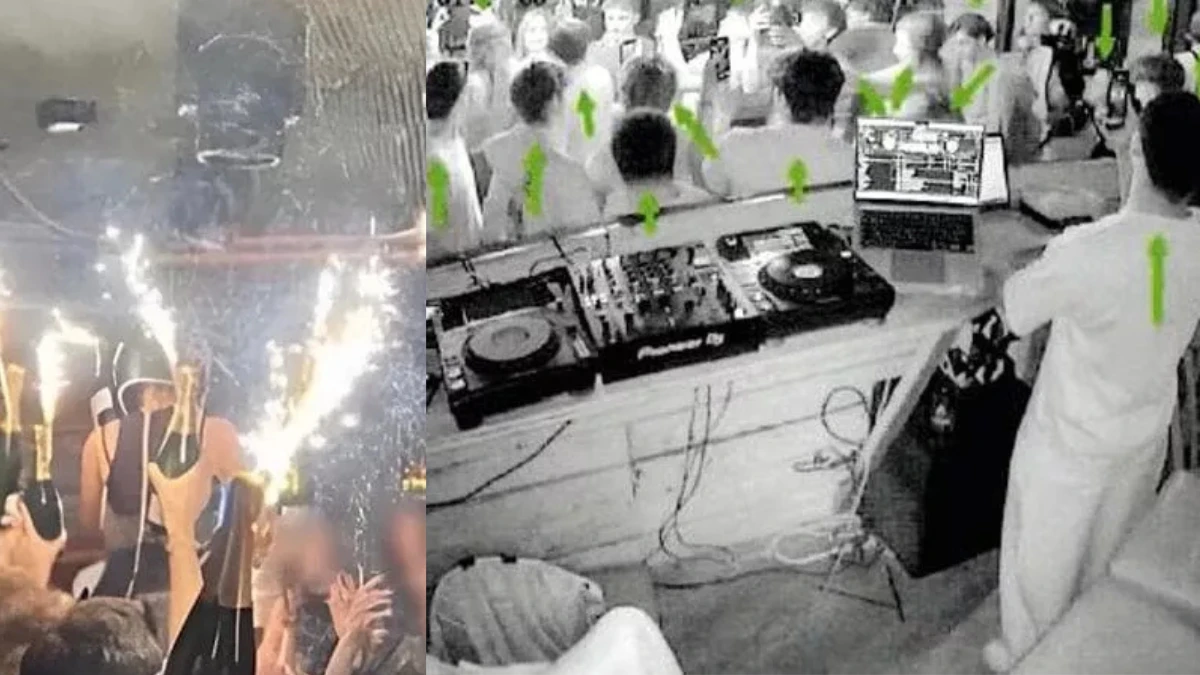 Crans-Montana, esterno del locale Constellation dopo l'incendio