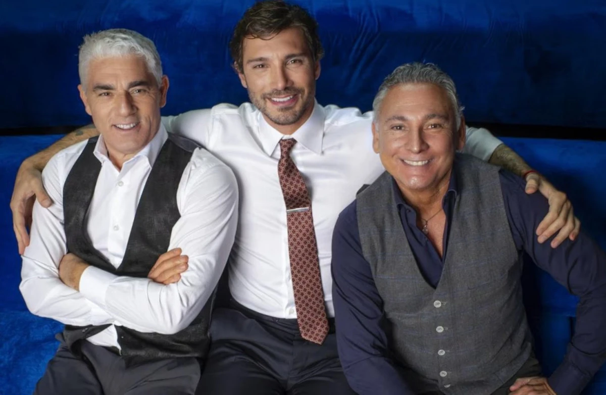 Stefano De Martino con Biagio Izzo e Francesco Paolantoni