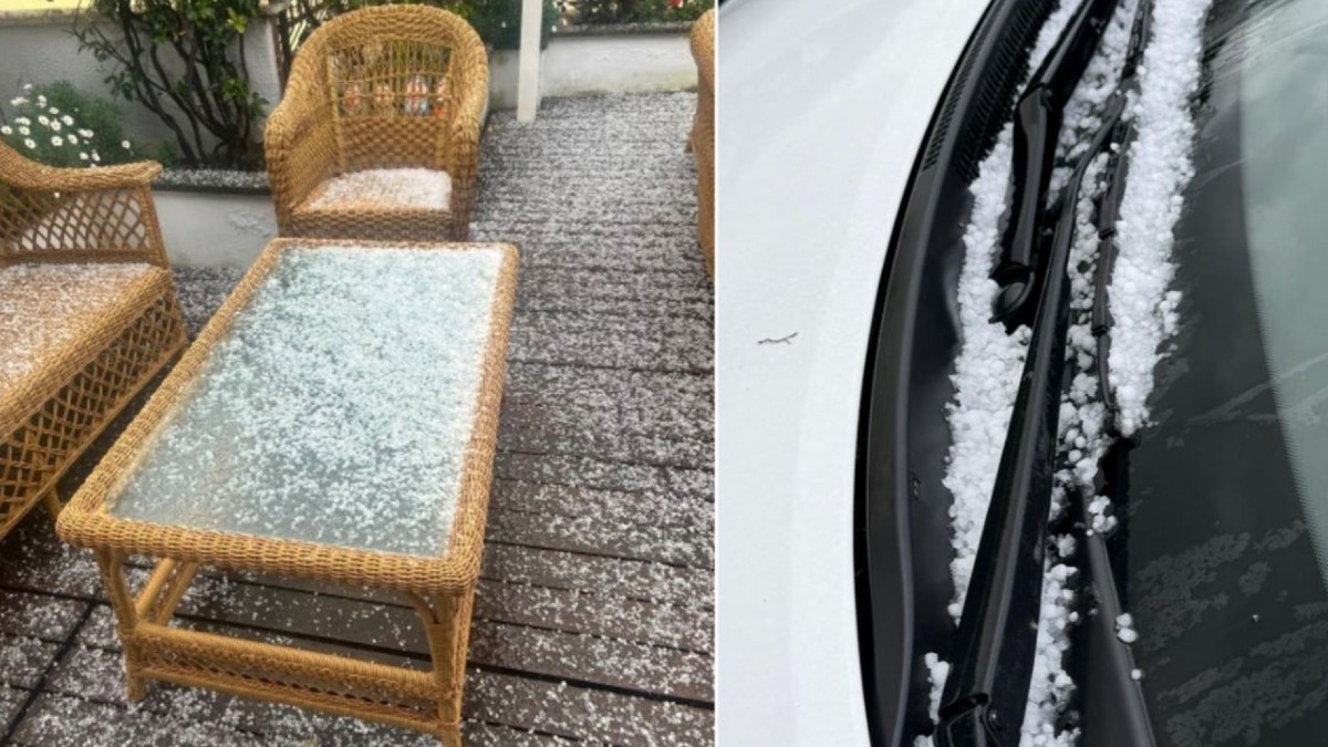 Maltempo a Roma: grandine, crollo termico di 10 gradi e traffico in tilt. Scatta allerta meteo