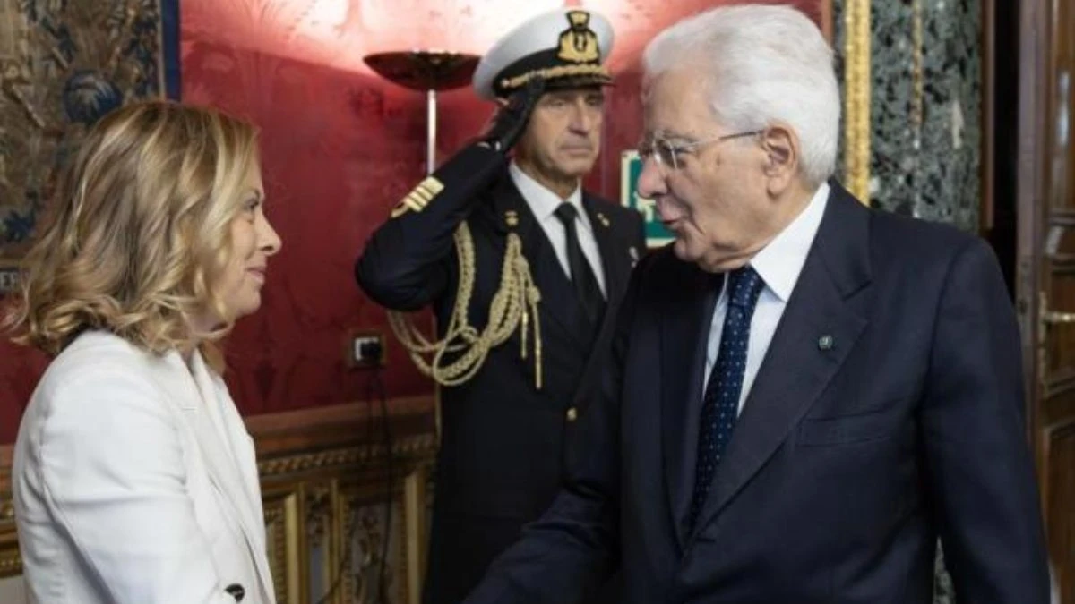 Il presidente della Repubblica Sergio Mattarella al Quirinale