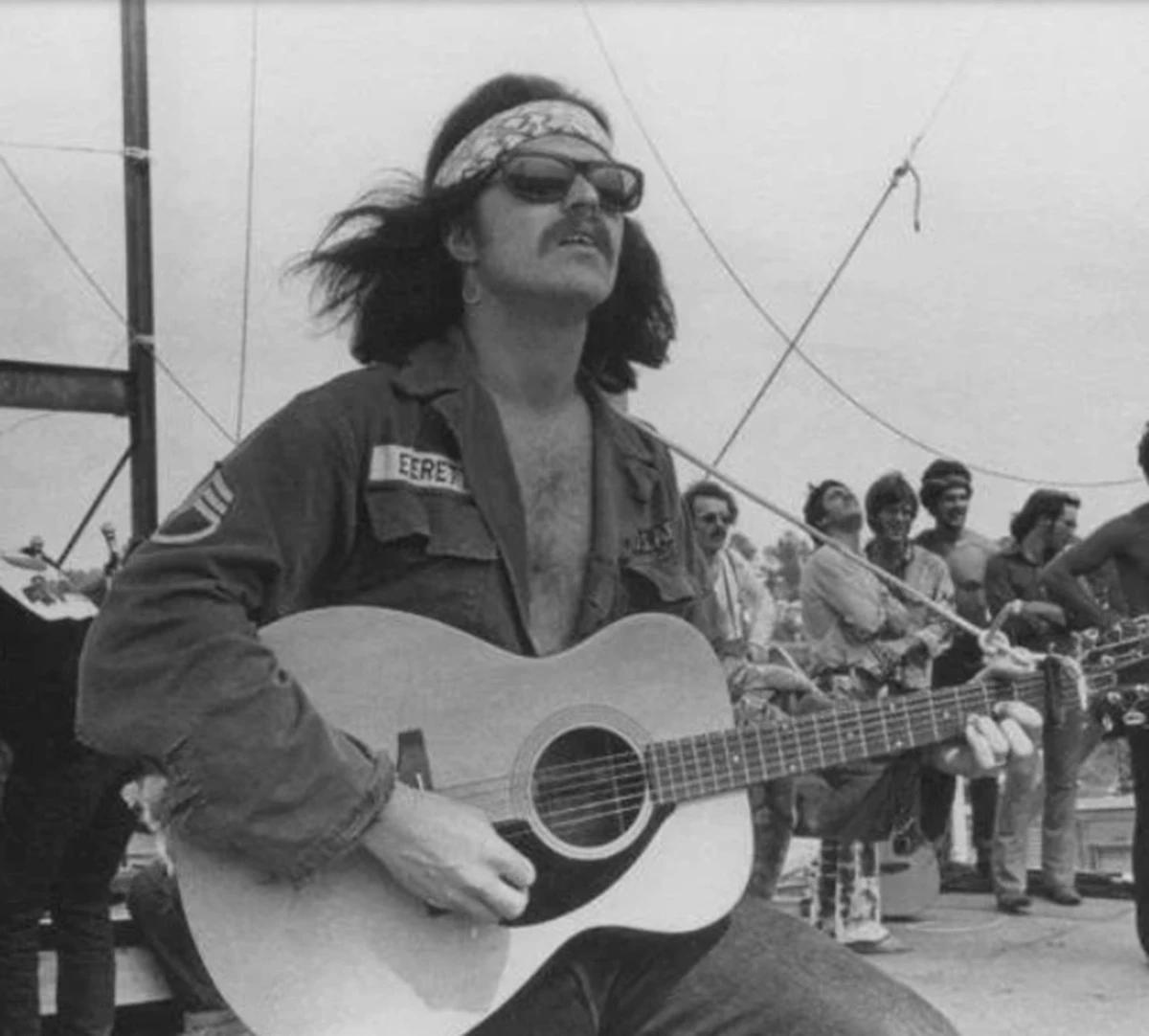 Country Joe McDonald in una foto diffusa dai media