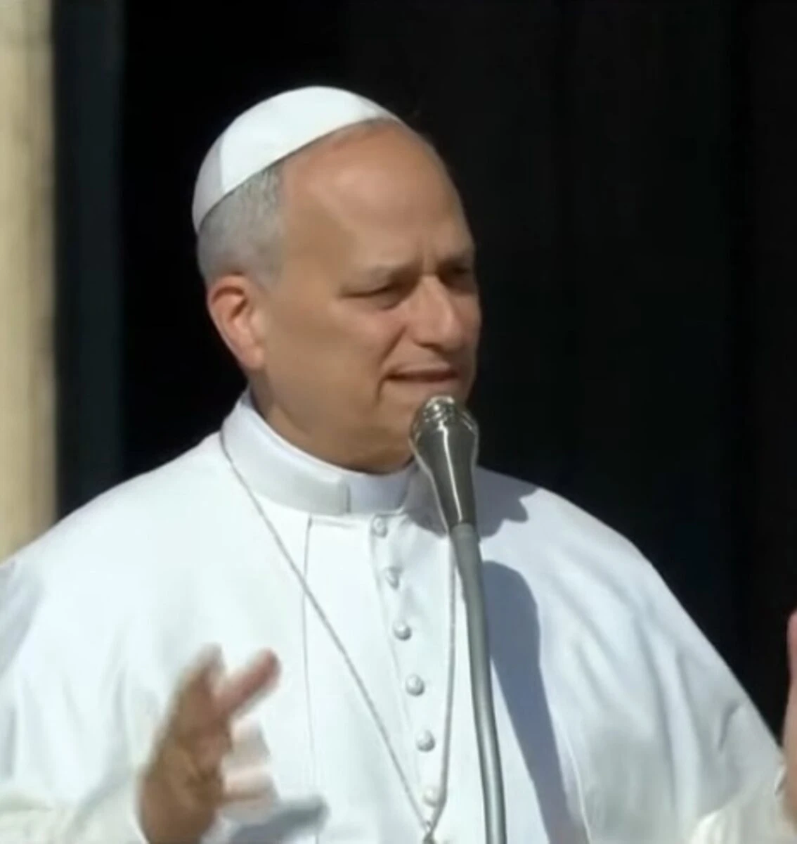 Papa Leone XIV in Vaticano durante un momento pubblico
