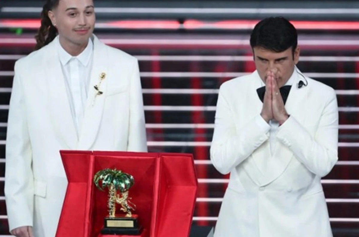 Sal Da Vinci in una foto diffusa durante la polemica