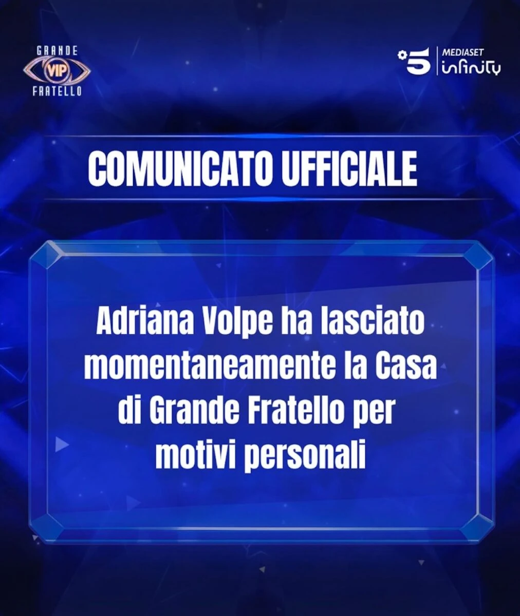 Adriana Volpe in una foto legata al GF Vip