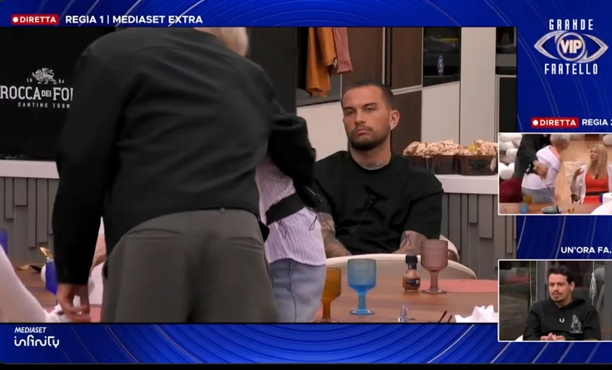Grande Fratello Vip, momento di tensione nella Casa durante un confronto tra concorrenti