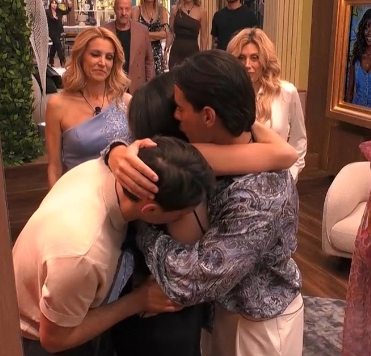 Blu Barbara Prezia nella Casa del Grande Fratello Vip durante la puntata