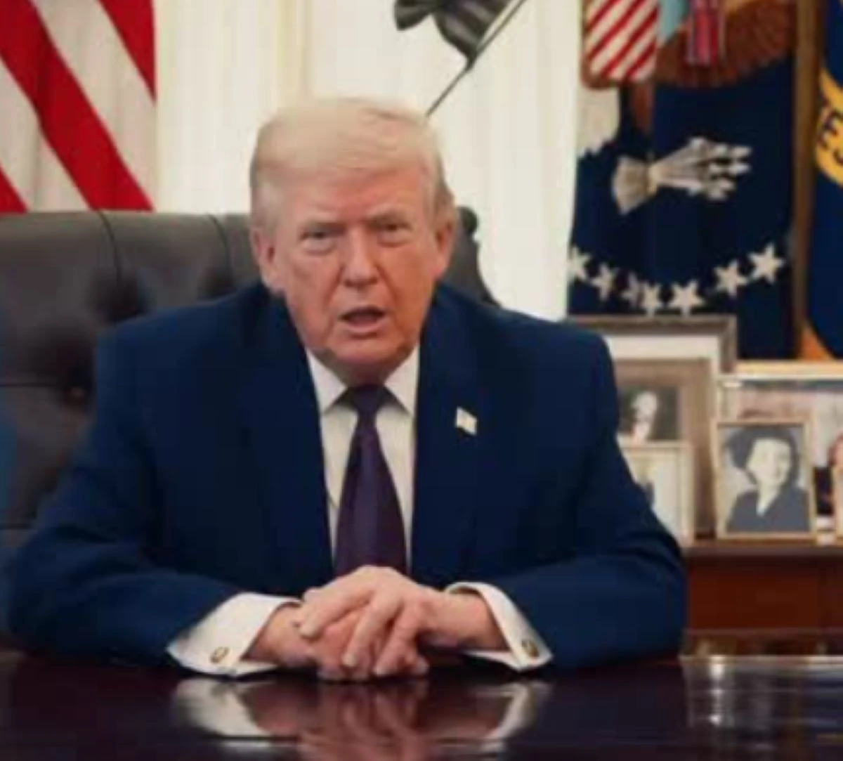 Donald Trump in un momento ufficiale