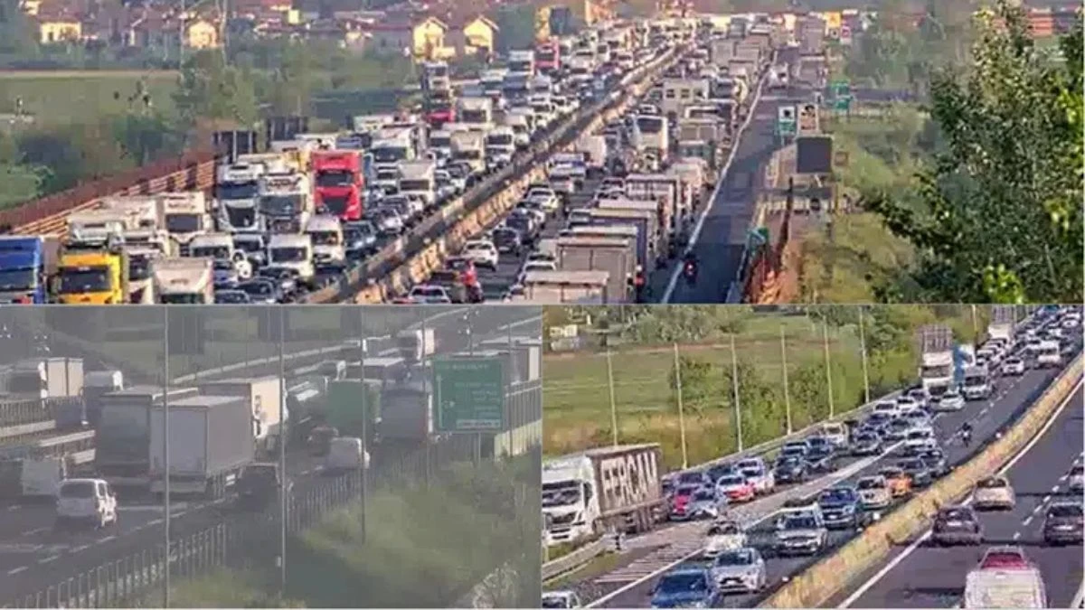 inferno sull8217autostrada italiana tutto paralizzato code per chilometri da Tvzap.it inferno sull8217autostrada italiana tutto paralizzato code per chilometri