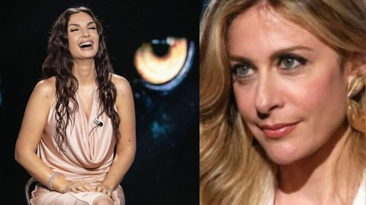 Francesca Fagnani nello studio di Belve su Rai2