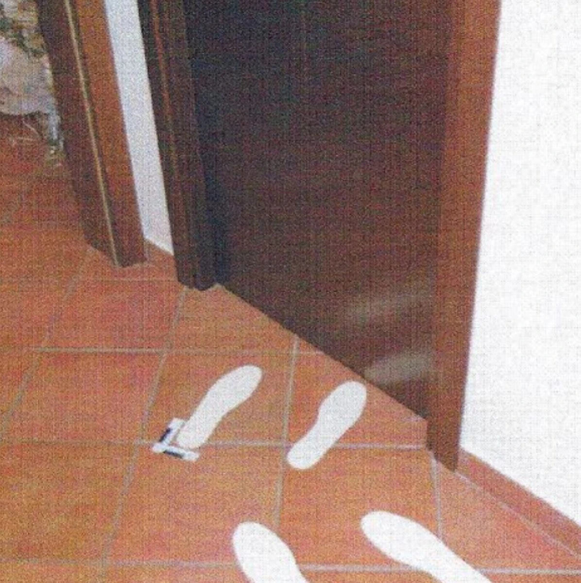 Immagine di repertorio su impronte e rilievi legati al caso Garlasco