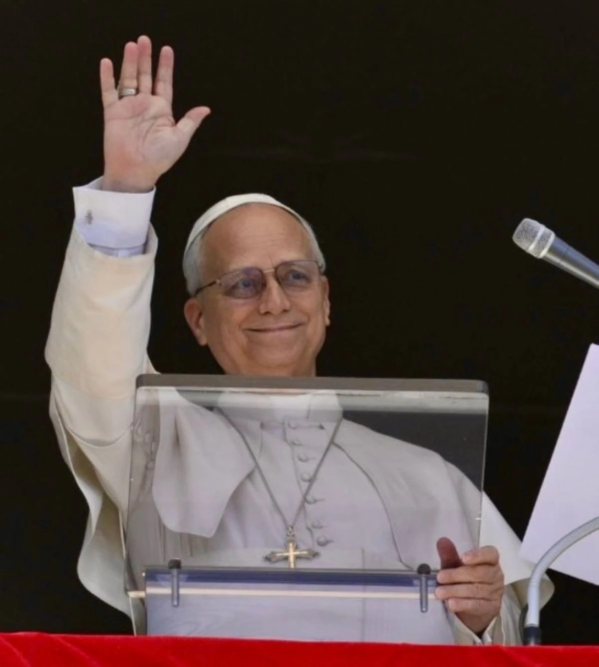 Papa Leone XIV durante un intervento pubblico