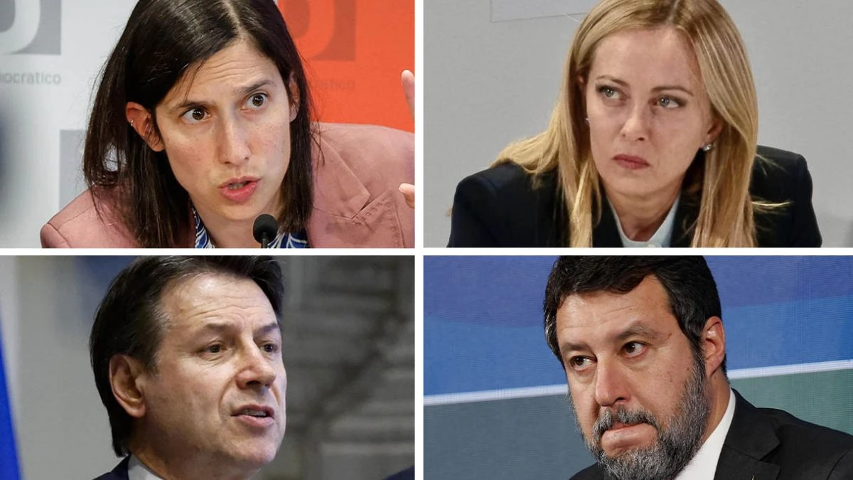 Sondaggi politici: grafica con riferimento al calo di consenso