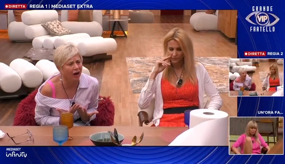 Grande Fratello Vip, concorrenti in tensione dopo una discussione animata