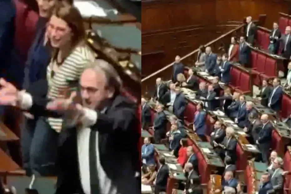 Bufera alla Camera durante l’inno d’Italia: Bonelli perde la testa, caos totale
