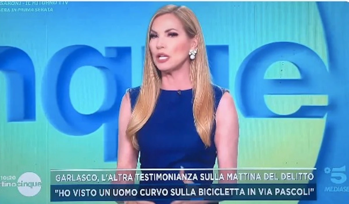 Garlasco, immagine legata al caso e alla ripresa della testimonianza a Mattino 5