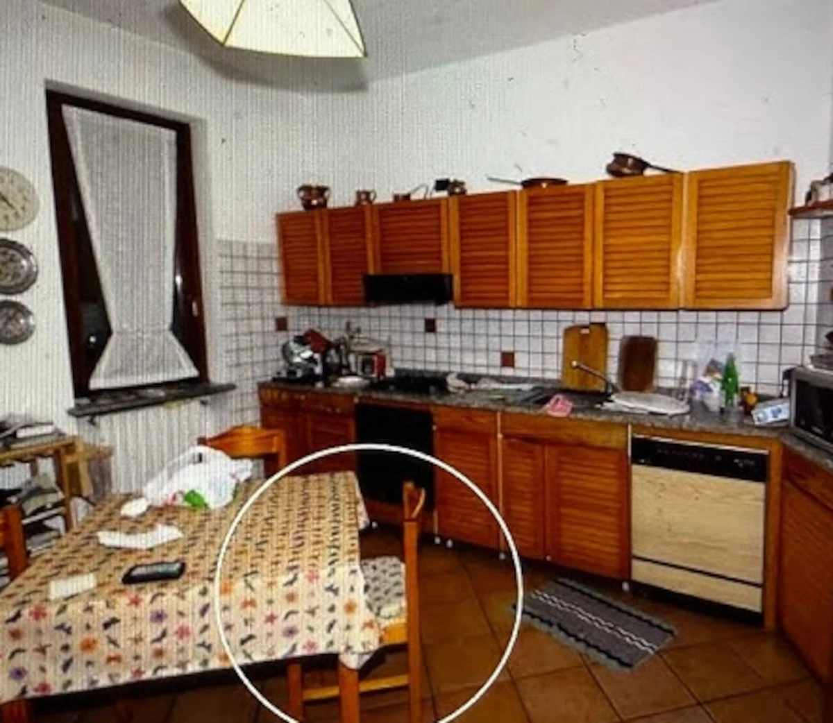 Interni della casa di Chiara Poggi a Garlasco