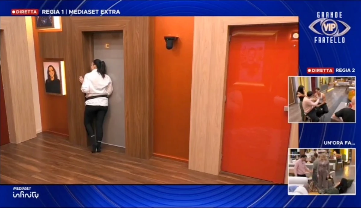 Raimondo Todaro al Grande Fratello Vip durante la vicenda del tugurio