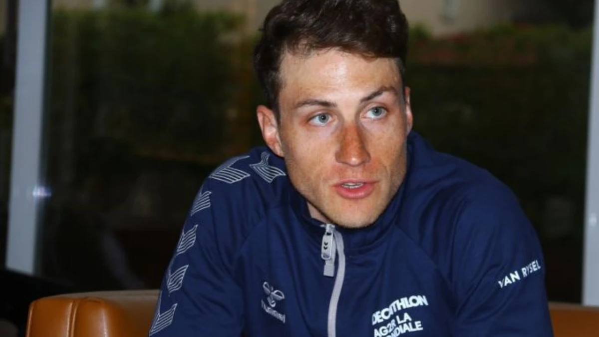 Il ciclista francese Damien Touzé