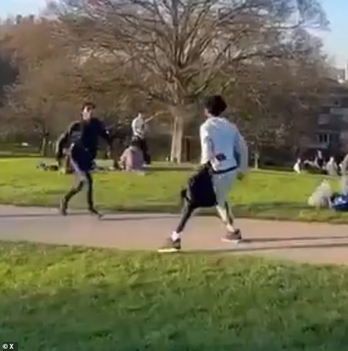 Immagine collegata alla scena della rissa a Primrose Hill, Londra