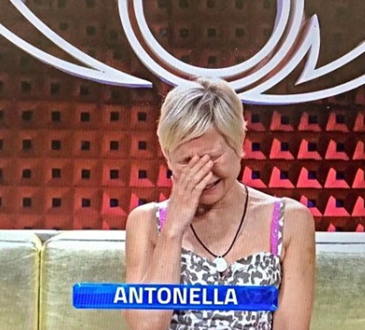 Antonella Elia nella Casa del Grande Fratello Vip