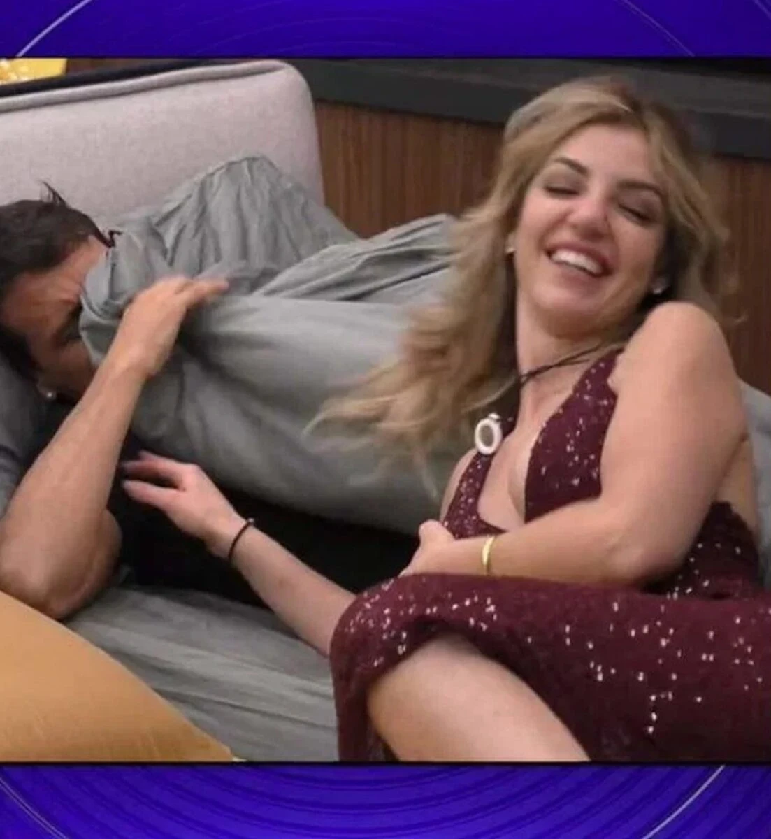 Grande Fratello Vip, inquadratura notturna in camera dopo la diretta