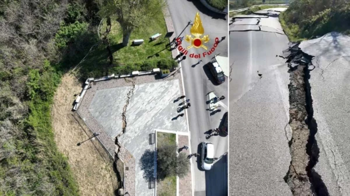 Frana a Petacciato in Molise: dichiarato lo stato di emergenza dopo il maltempo