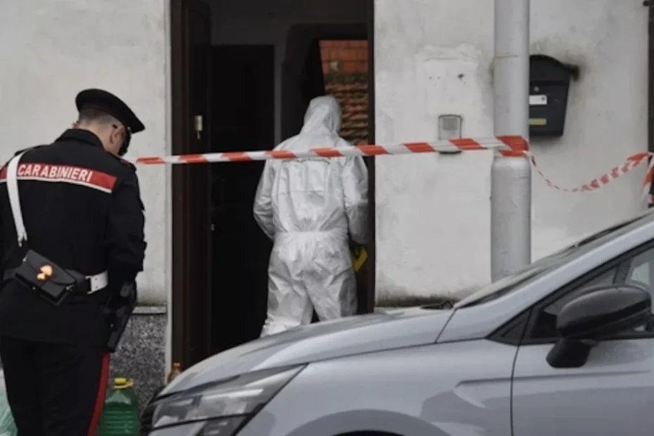 Intervento delle forze dell’ordine dopo l’accoltellamento in famiglia a Fano