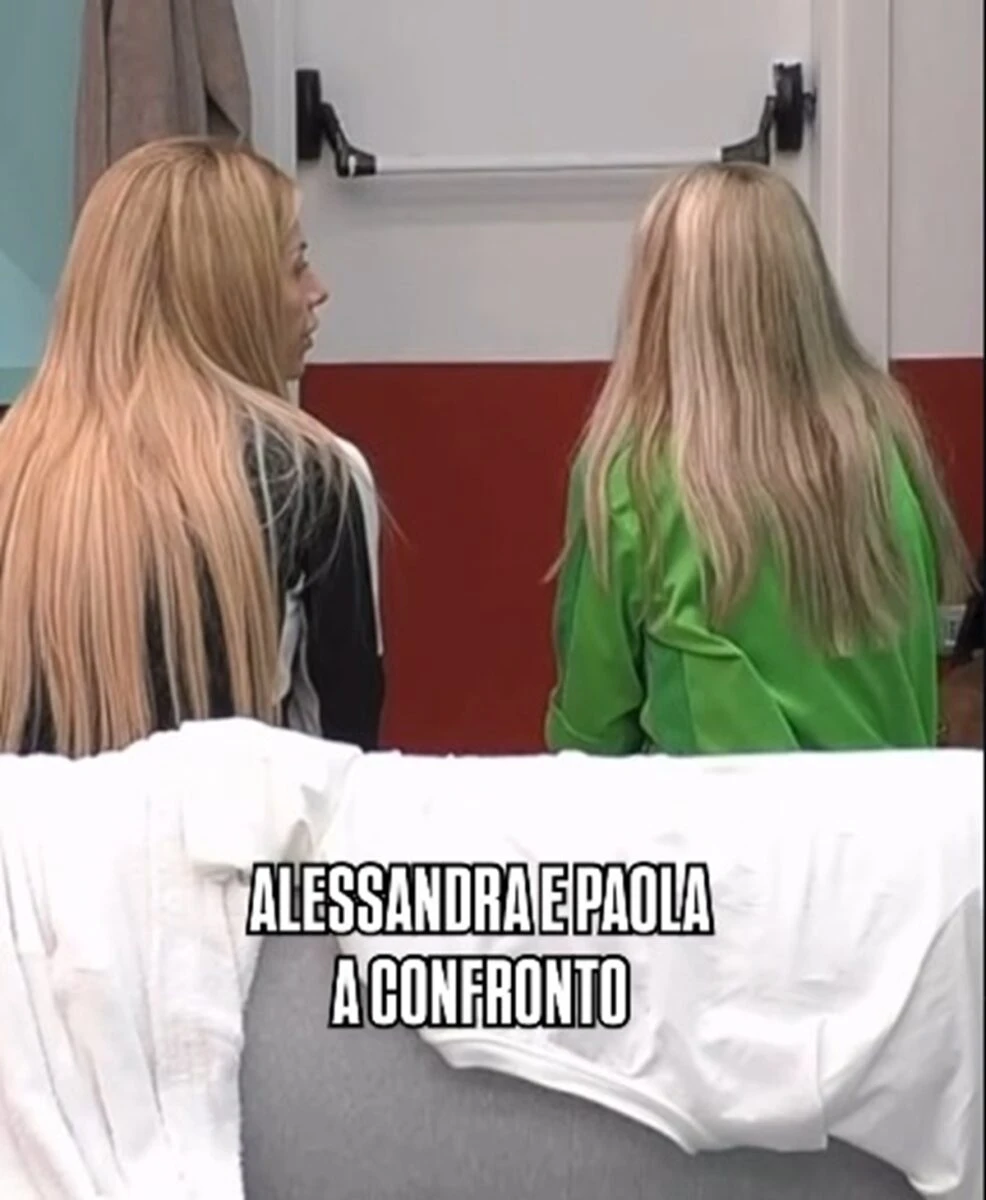 Concorrenti del Grande Fratello Vip durante una fase di tensione nella Casa