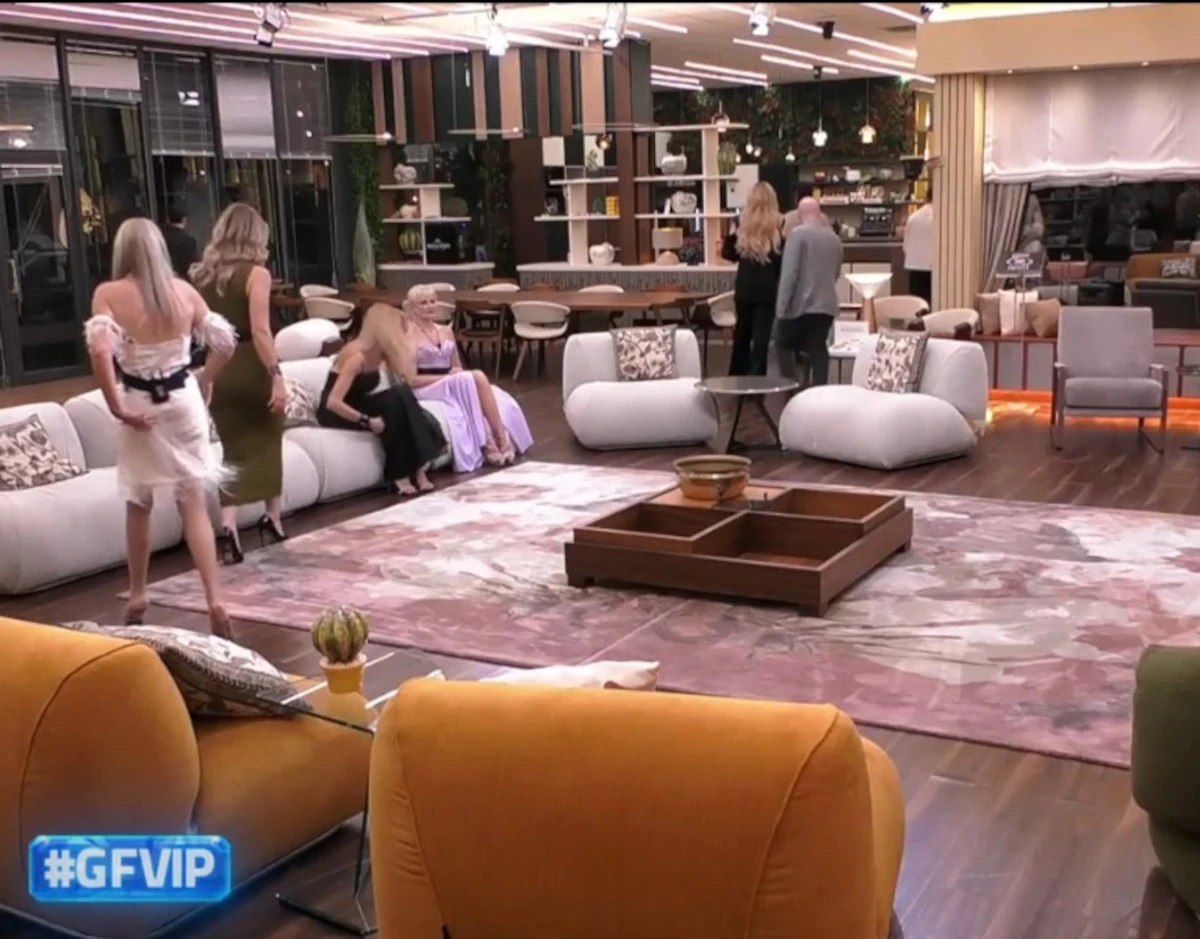 Grande Fratello Vip: immagine della Casa durante la puntata