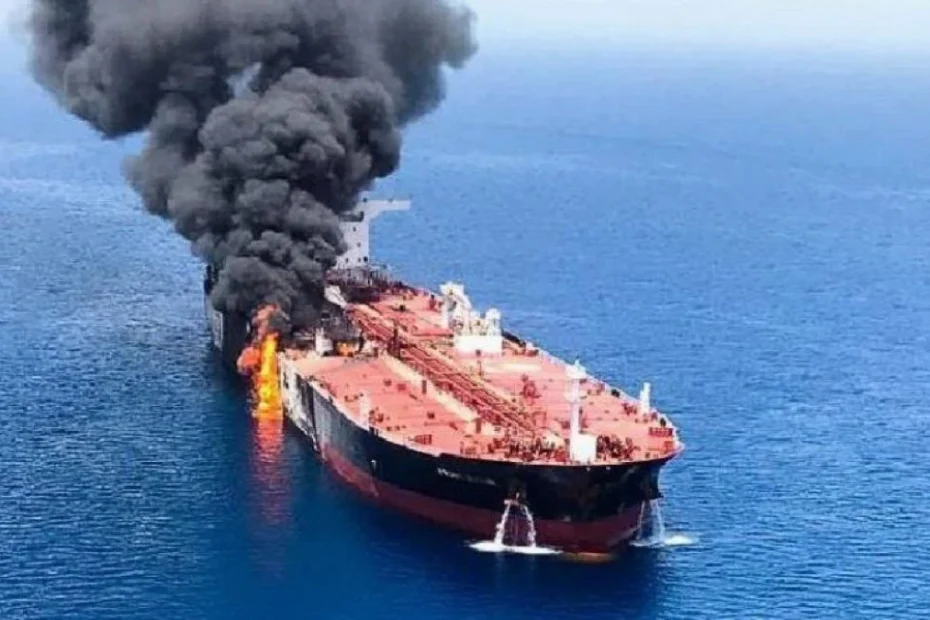 guerra nave colpita golfo oman