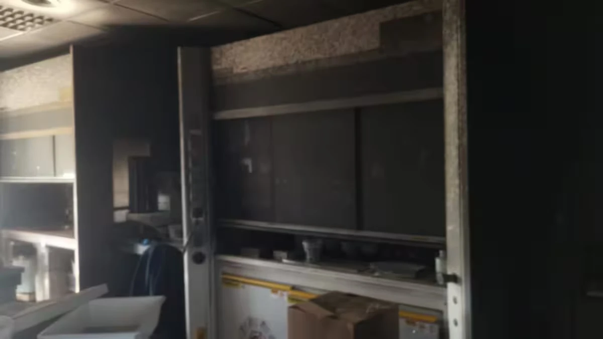 Incendio alla Fondazione Pascale di Napoli: area ospedaliera interessata dai soccorsi