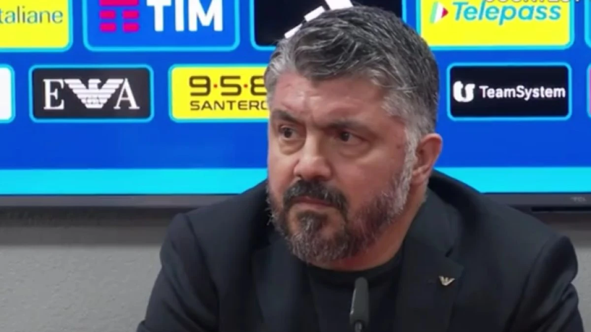 Conferenza stampa della FIGC dopo Italia-Bosnia con Gravina e Gattuso