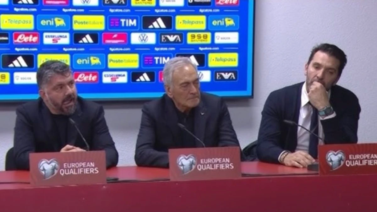 dimissioni gravina gattuso e buffon l8217annuncio 232 appena arrivato da Tvzap.it dimissioni gravina gattuso e buffon l8217annuncio 232 appena arrivato