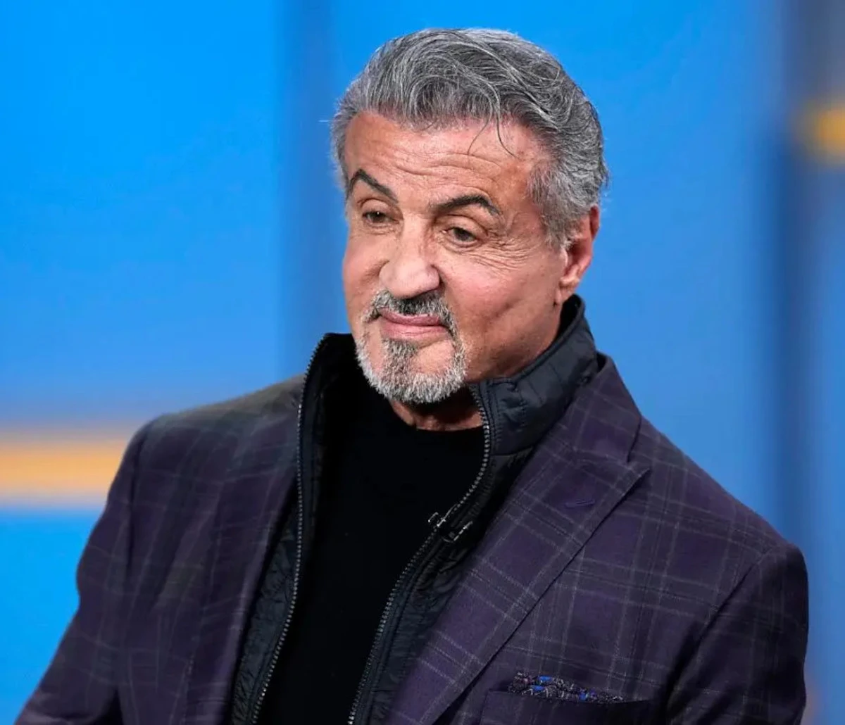 Sylvester Stallone in un ritratto fotografico