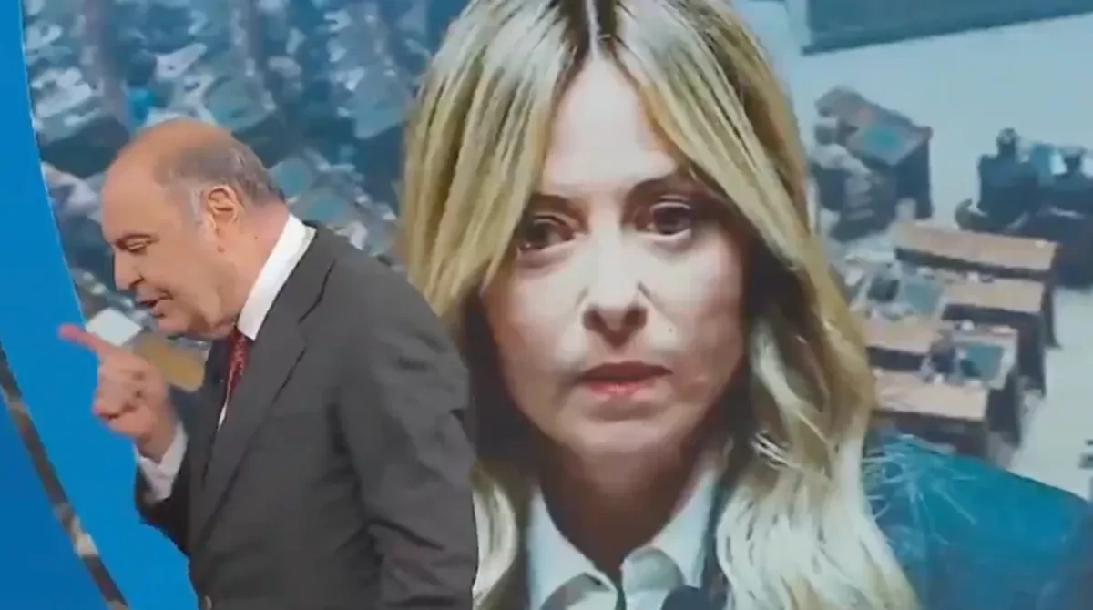 scontro a porta a porta provenzano e vespa