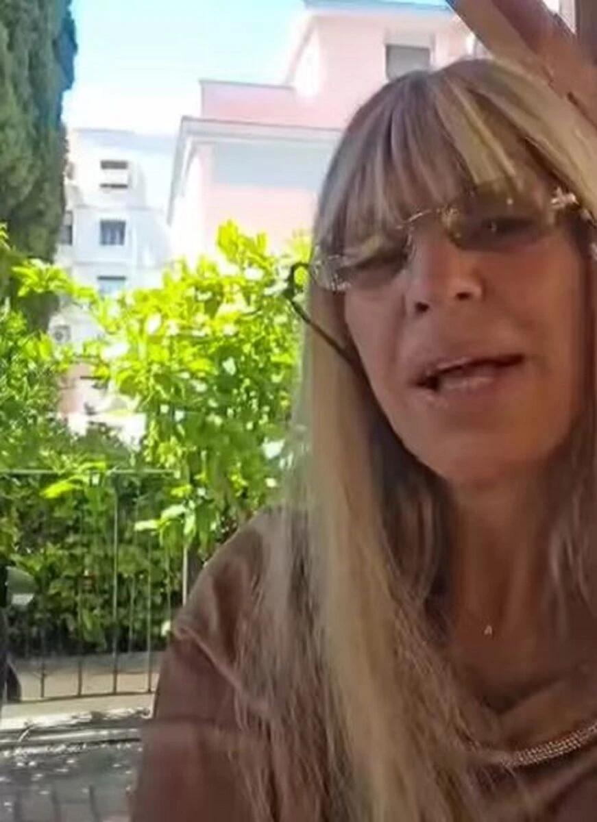 Alessandra Mussolini con la madre Maria Scicolone