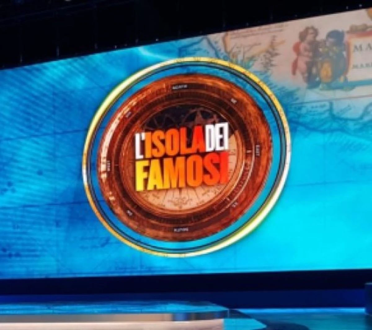 Studio televisivo de L’Isola dei Famosi