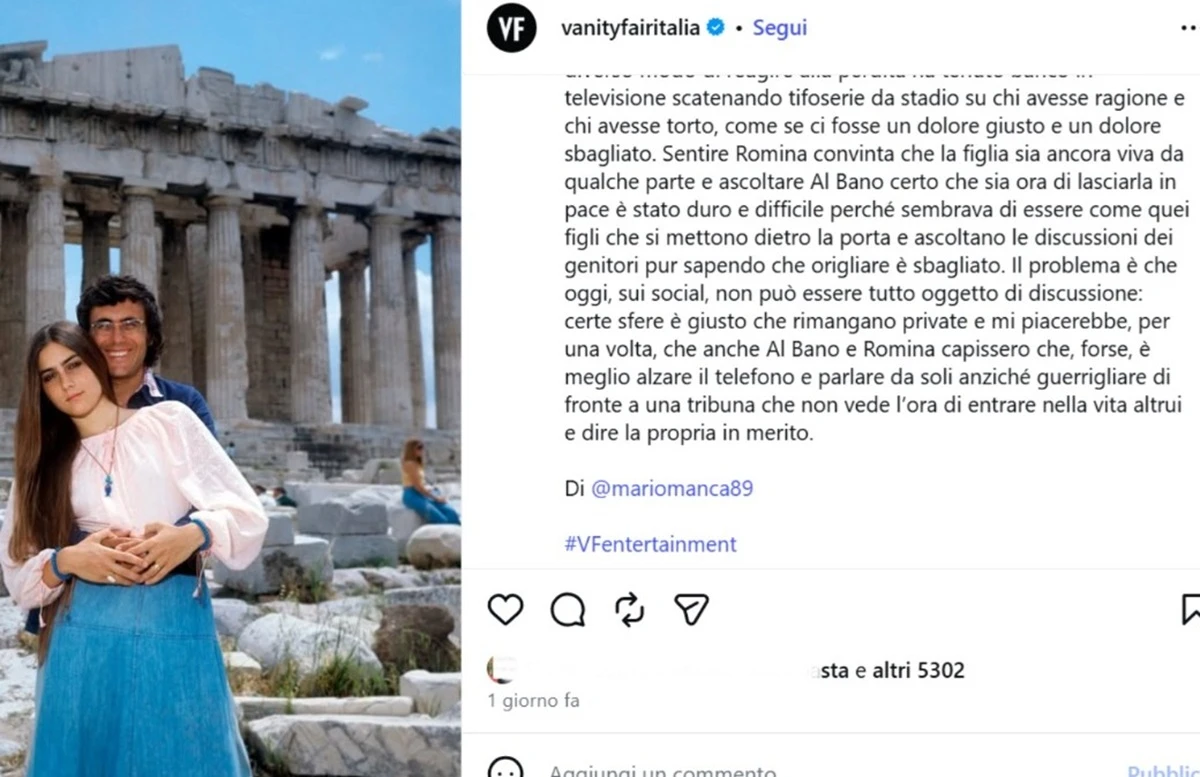 Al Bano in un'immagine d'archivio