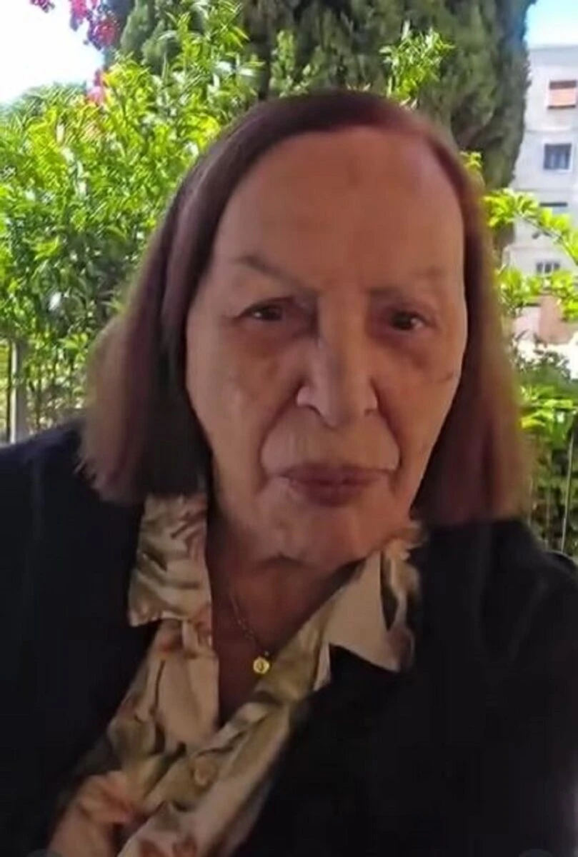 Alessandra Mussolini e la madre Maria Scicolone durante l’incontro