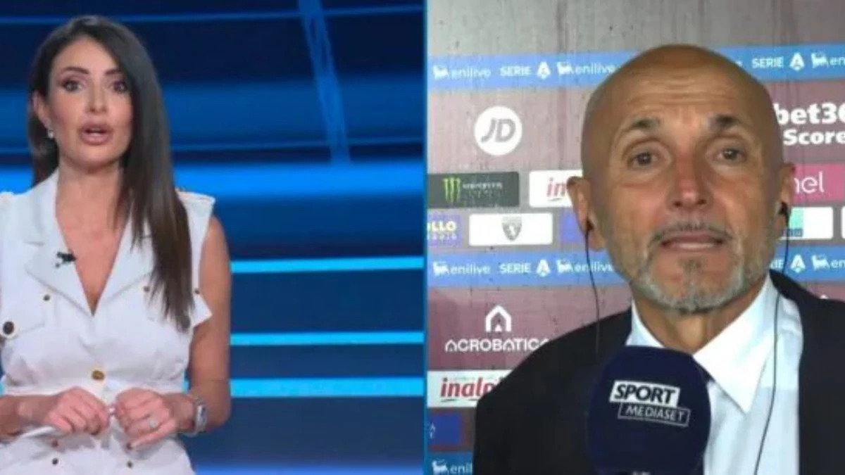 Luciano Spalletti in collegamento televisivo a Pressing
