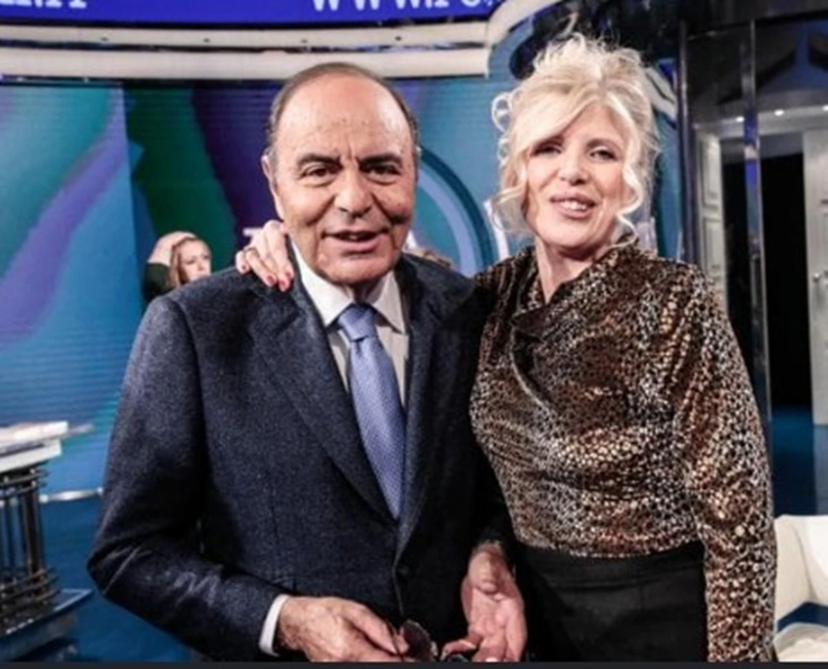 Concita Borrelli in studio durante Porta a Porta