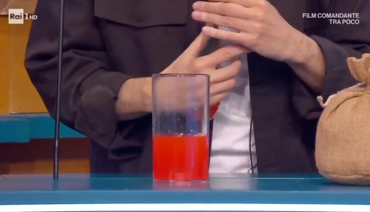 Tabellone di Affari Tuoi durante la partita