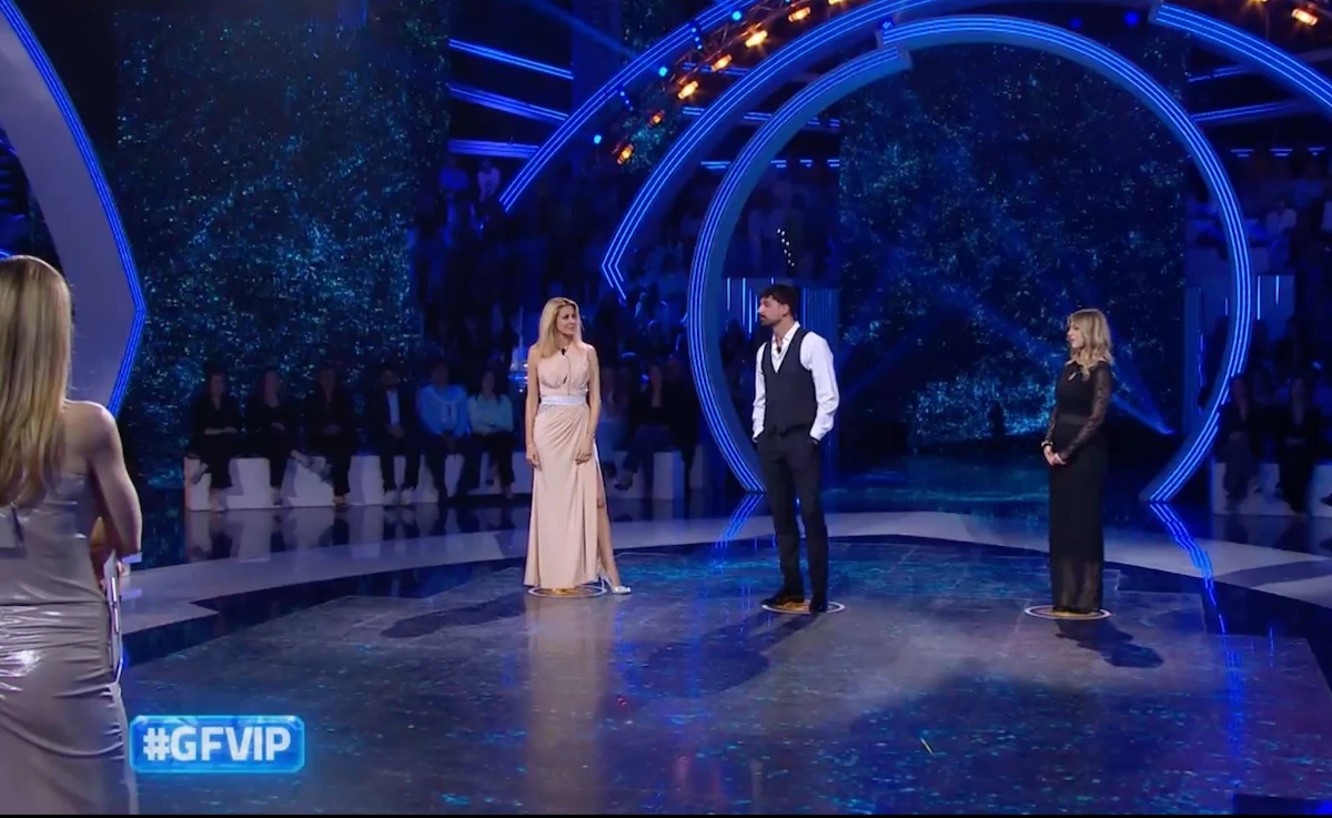 Raimondo Todaro in studio al GF Vip con Ilary Blasi